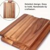 Acacia Wood Cutting Serving Board (set of 3)
