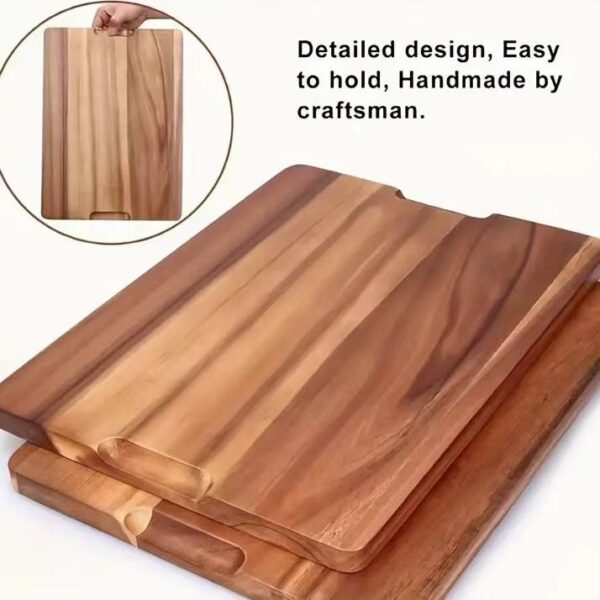 Acacia Wood Cutting Serving Board (set of 3)