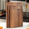 Acacia Wood Cutting Serving Board (set of 3)
