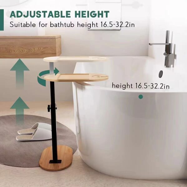Adjustable Height Multi-Function Side Table