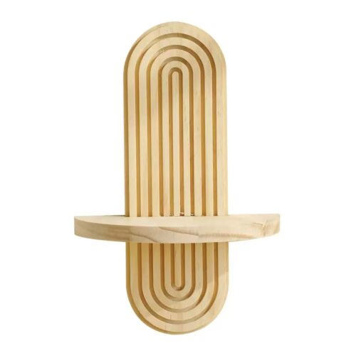 WechatIMG361 Pine Wood Geometric Wall Shelf (Home Decor)