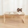 Pine Wood Single/Double-Layer Cat Hammock Bed