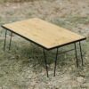 Foldable Iron Frame Bamboo Outdoor Multi-Purpose Table