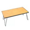 Foldable Iron Frame Bamboo Outdoor Multi-Purpose Table