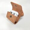 Cork Fabric Earbuds Case