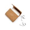 Cork Fabric Earbuds Case
