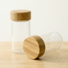 Bamboo Double-layer Spice Jar Storage Set