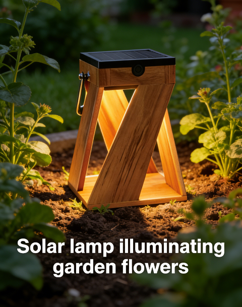 0a037c1dfc763e2bb51abaf77f70caa5 Detachable and rechargeable solar-powered wooden lamp