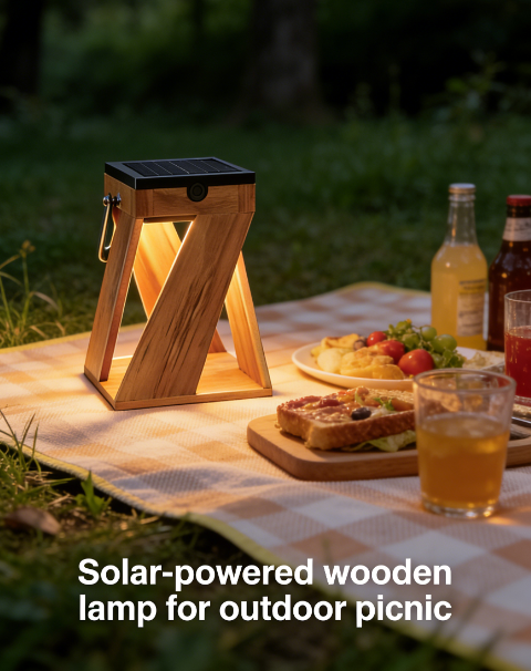 1d741b49eff6f59cca6a9bc28e62ffcd Detachable and rechargeable solar-powered wooden lamp