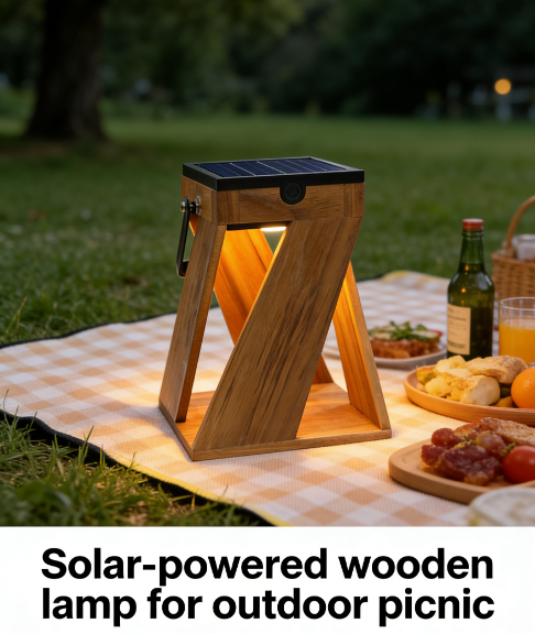 6829937d2a0b655d1695b0fa6e51db33 Detachable and rechargeable solar-powered wooden lamp
