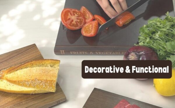 Book-Inspired Categorized Cutting Board Set