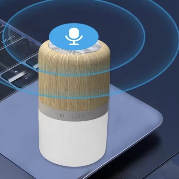 Bamboo Wooden Speaker with Light