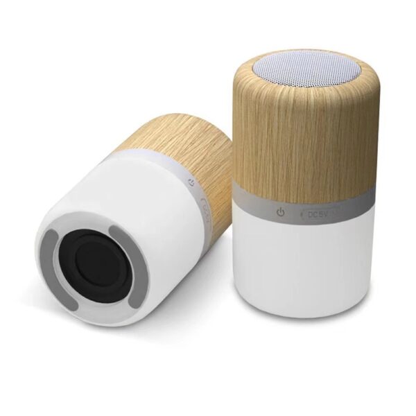 Bamboo Wooden Speaker with Light