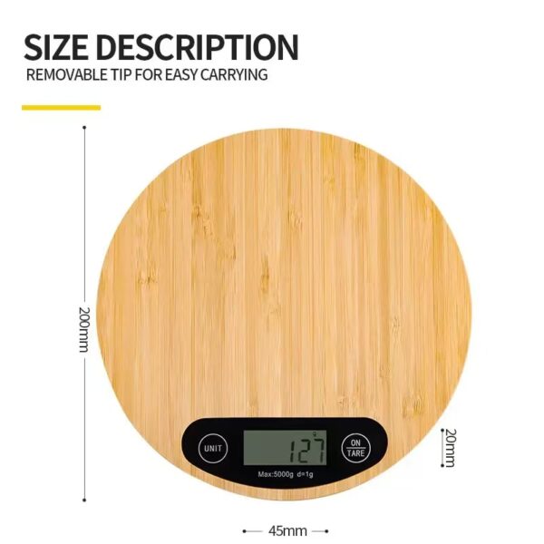 Bamboo Electronic Scale