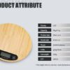 Bamboo Electronic Scale
