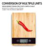 Bamboo electronic scale