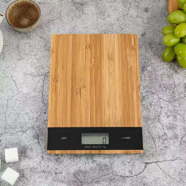 Bamboo electronic scale