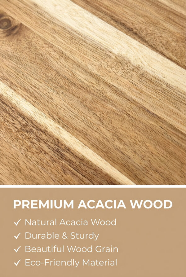 3-tier Acacia Wood Pastry Stand